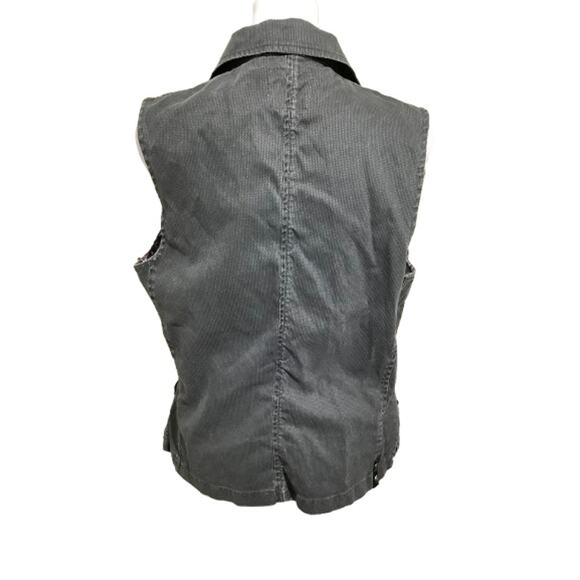 Chor Grey Jean Vest Size Small - Grunge, Edgy, Streetwear - Picture 3 of 7